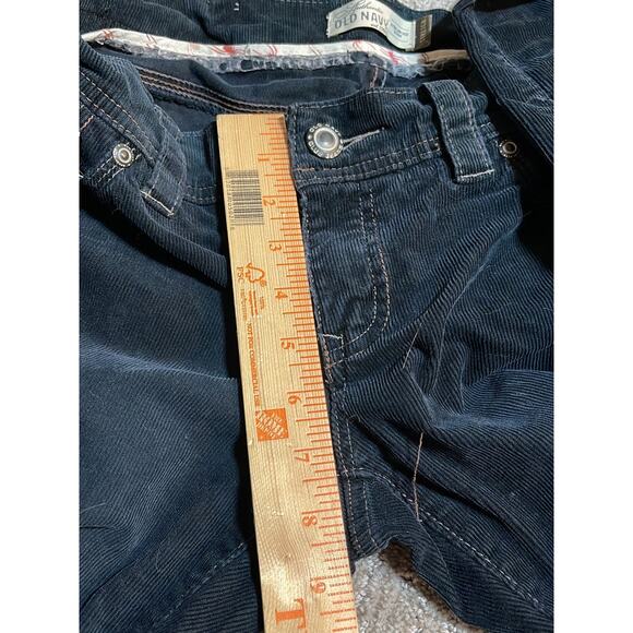 y2k grunge streetwear everyday Old navy corduroy straight jeans sz 8S low rise - Picture 5 of 10